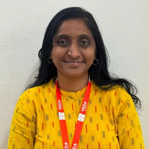 Adhilakshmi, Senior Spoken English trainer at Veda